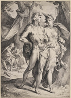 KG 02539
<br/>
Bacchus en Ceres verlaten Venus
<br/>
<em>Muller, Jan Harmensz. (1571-1628)</em>
